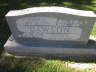 John and Olive (Keesling) Dawson Headstone